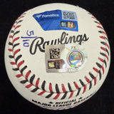 Johnny Bench 6 Inscirption Signed Reds Team Stitch Logo Stat Baseball MLB Holo