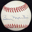 Billy Martin Signed Baseball PSA/DNA LOA