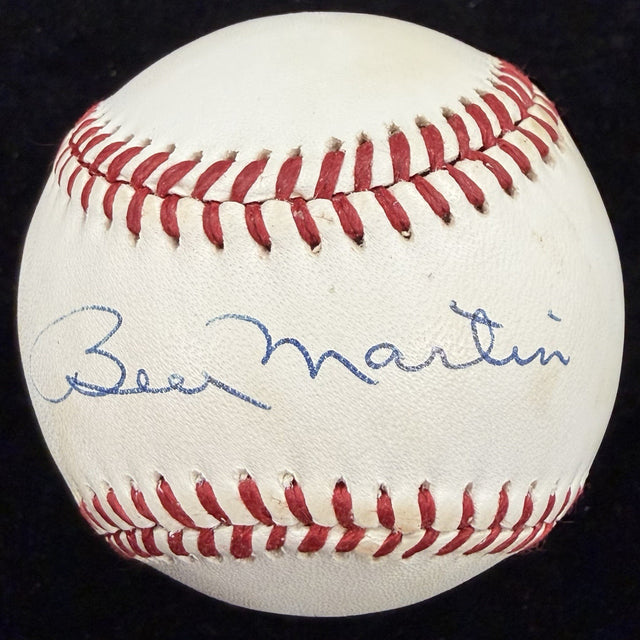 Billy Martin Signed Baseball PSA/DNA LOA