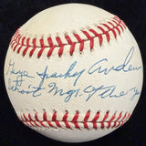 George Sparky Anderson Detroit Tigers Manager Of Year Signed Baseball JSA