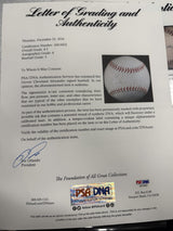 Grover Cleveland Alexander Single-Signed Reach Baseball PSA/DNA LOA Graded 4.5