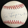 Al Lopez HOF 77 Signed Baseball JSA