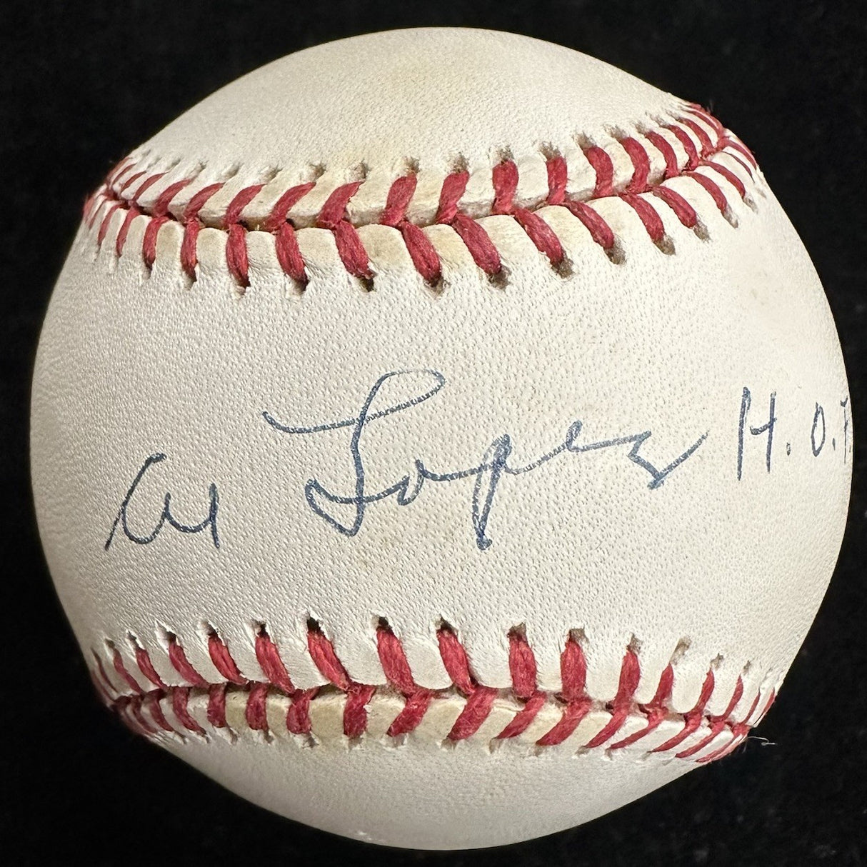 Al Lopez HOF 77 Signed Baseball JSA