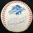 Kirby Puckett Signed 1987 World Series Logo Baseball MLB Holo