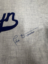 Leo Durocher Signed Brooklyn Dodgers Powers Jersey JSA LOA