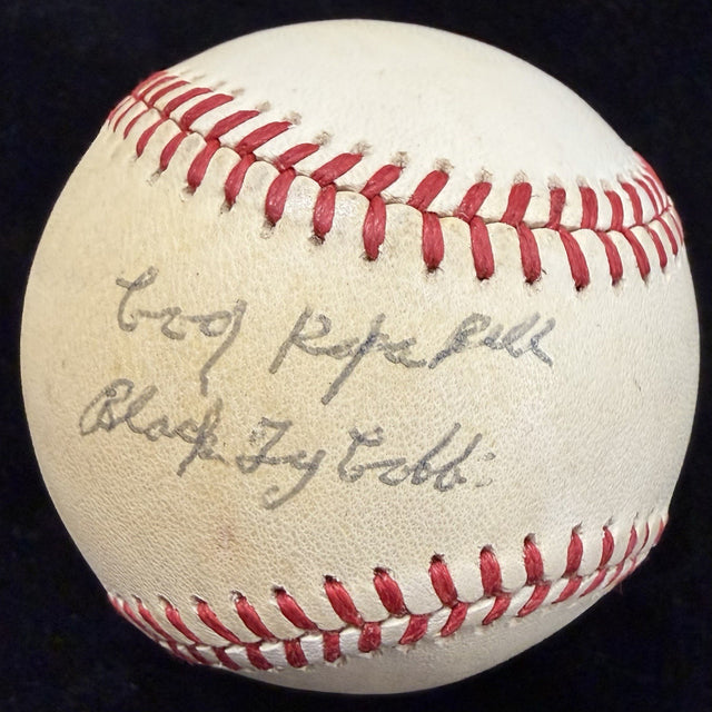 Cool Papa Bell Black Ty Cobb Nickname Signed Baseball JSA Holo Only 