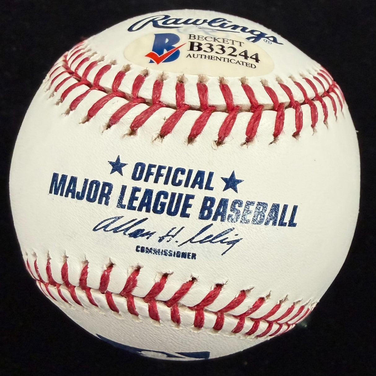 Duke Snider The Silver Fox Signed Nickname Baseball Beckett Hologram