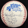 Pedro Guerrero 81 WS MVP Signed 1981 World Series Logo Baseball JSA