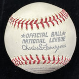 Hank Greenberg Signed Official National League Warren Giles Baseball JSA LOA 