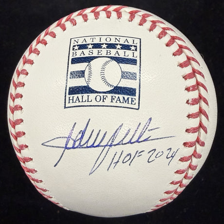 Adrian Beltre HOF 2024 Signed Hall Of Fame Logo Baseball Beckett Witness Holo
