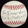 Tommy Lasorda LA 2 Retired Signed Baseball PSA/DNA