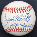 Frank Robinson 1st Player To Win MVP In NL AL Signed Baseball PSA/DNA