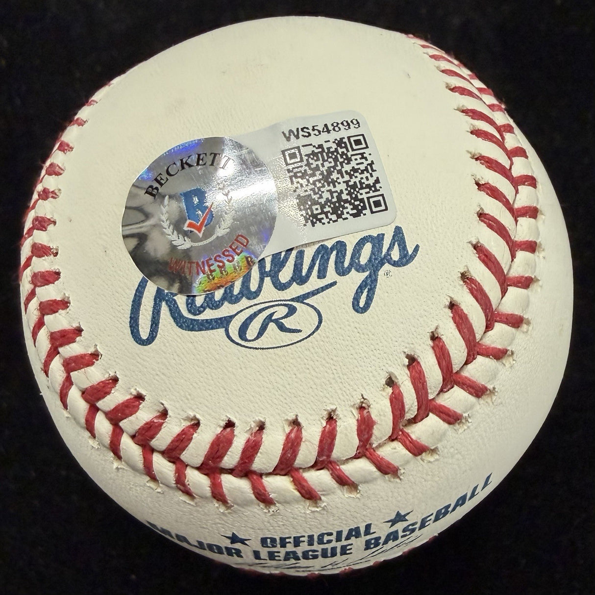 Albert Pujols Signed Teams Unite For Joplin Logo Baseball Beckett Witness READ