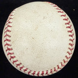 Derek Jeter Signed Game Used Yankee Stadium Final Season Logo Baseball MLB Holo