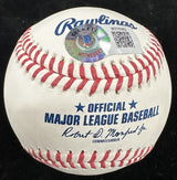 Sandy Koufax 63, 65 WS MVP Signed Baseball Beckett Witness Hologram BAS