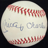 Mickey Charles Mantle Full Name Signed Baseball PSA/DNA LOA