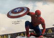 Tom Holland Spider-Man Signed Captain America: Civil War 20x30 Photo SWAU Holo
