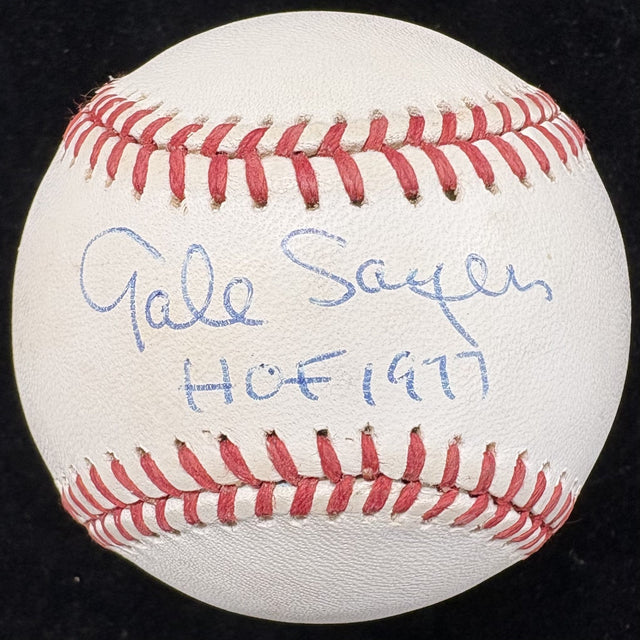 Gale Sayers HOF 1977 Signed Baseball JSA