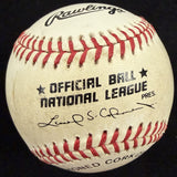 Willie Mays NL MVP 1954 & 65 Giants Signed Baseball JSA LOA