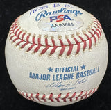 Ron Santo HOF 2011 Signed Stat Baseball PSA/DNA Holo Only