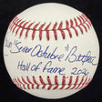 Carlos “Señor Octubrẽ” Beltran Hall Of Fame 2026 Signed Baseball Beckett Witness