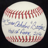 Carlos “Señor Octubrẽ” Beltran Hall Of Fame 2026 Signed Baseball Beckett Witness
