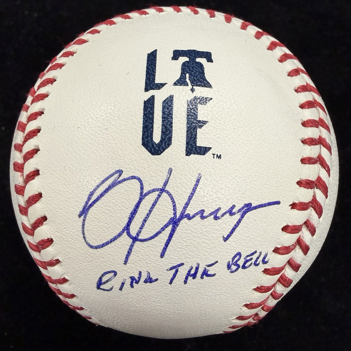 Bryce Harper Ring The Bell Signed Phillies City Connect Logo Baseball Fanatics 