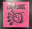 Blink-182 Mark Hoppus Tom Delonge Travis Barker Signed Vinyl JSA 