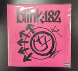Blink-182 Mark Hoppus Tom Delonge Travis Barker Signed Vinyl JSA 