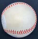 Mickey Mantle TC 1956 Signed Baseball JSA LOA