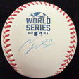 Terrence Gore Signed 2021 World Series Logo Baseball Beckett
