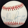 Nolan Ryan HOF 7/25/99 #34 Signed Baseball JSA