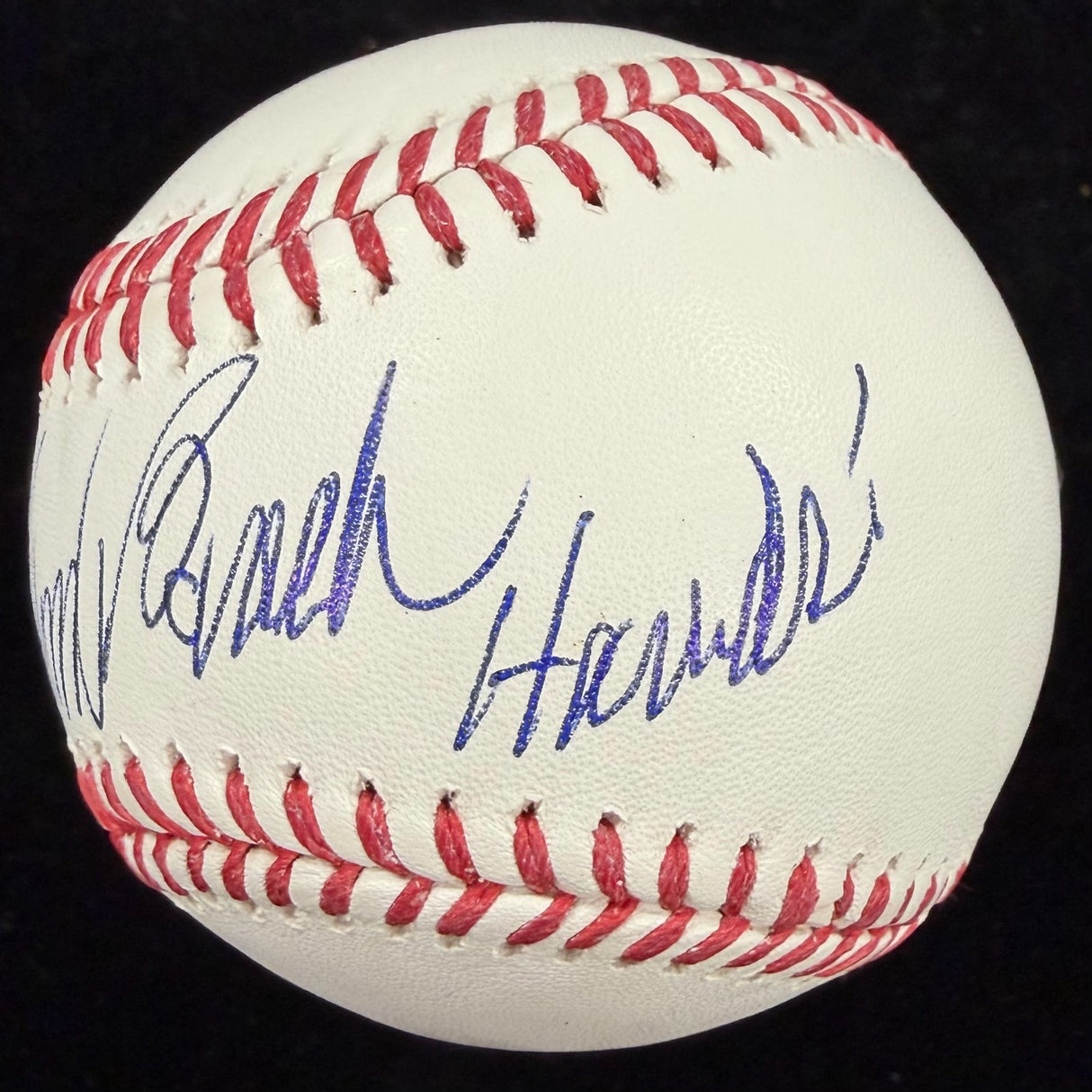 Johnny Bench Hands Nickname Signed Baseball Fanaatics Hologram