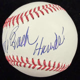 Johnny Bench Hands Nickname Signed Baseball Fanaatics Hologram