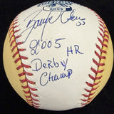 Bobby Abreu 05 HR Derby Champ Signed 2005 Home Run Derby Logo Baseball Beckett