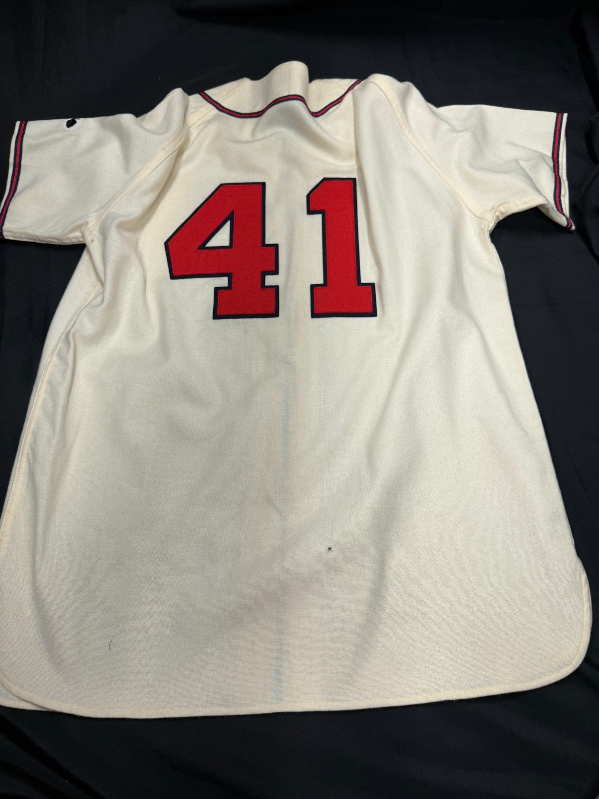 Eddie Mathews 512 HR Signed Authentic Braves M&N Jersey PSA/DNA LOA