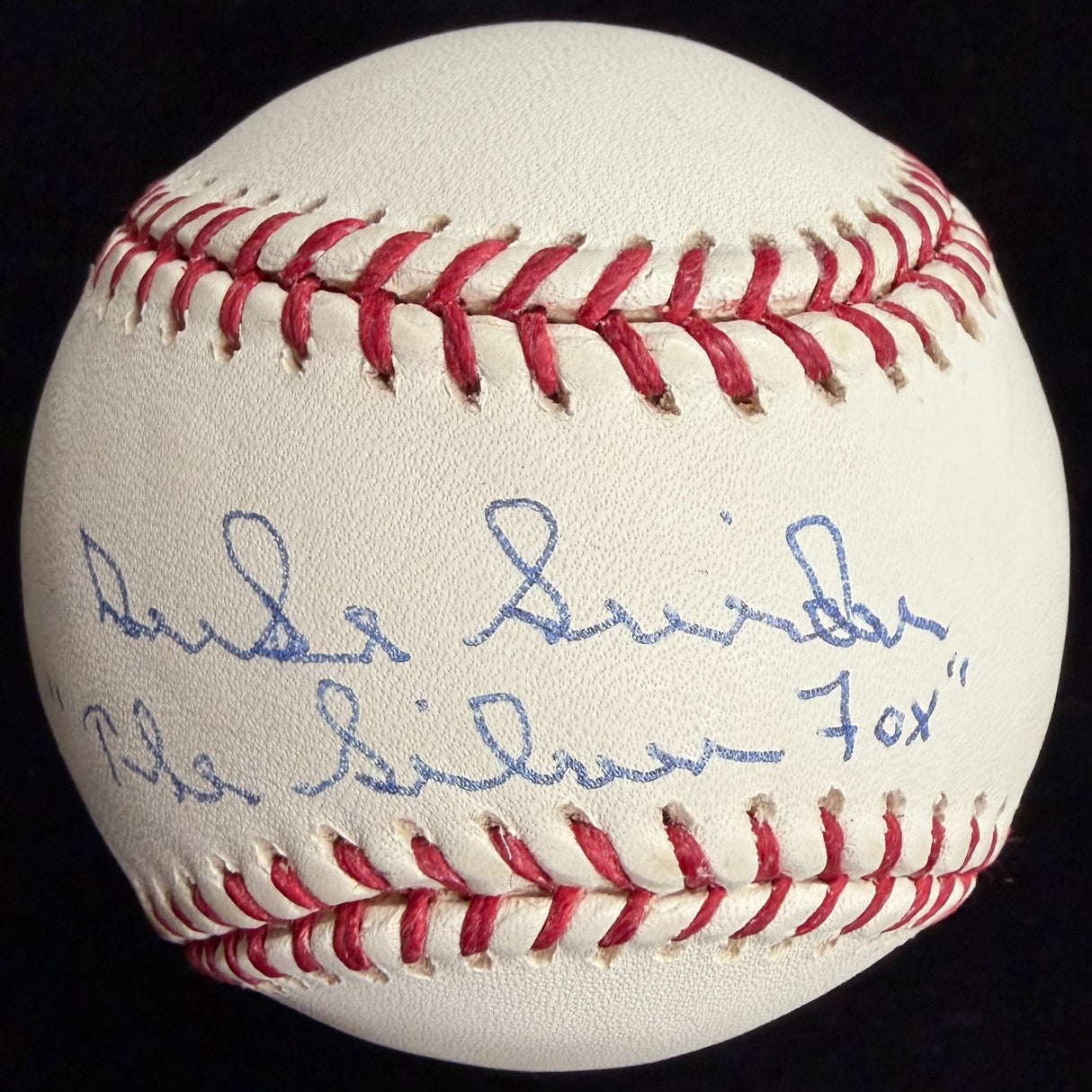 Duke Snider The Silver Fox Signed Baseball JSA