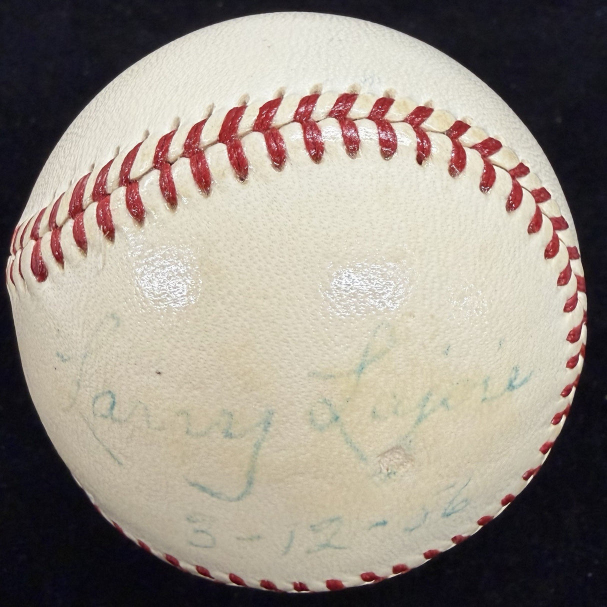 Larry Lajoie Single Signed OAL Harridge Baseball PSA/DNA LOA Graded 4.5