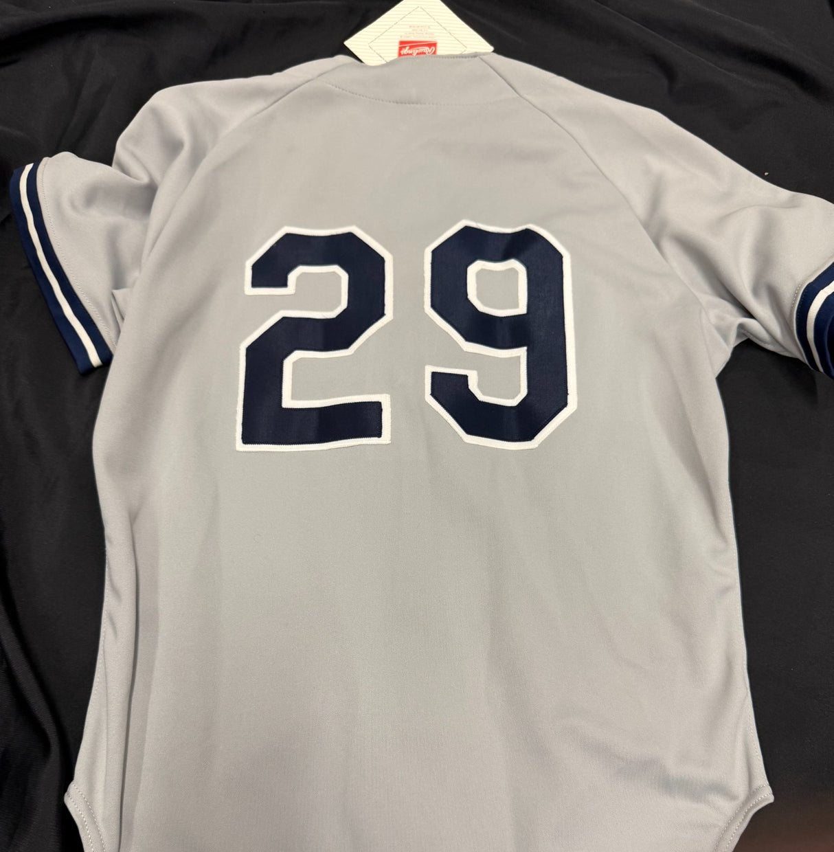 Catfish Hunter Signed Authentic Rawlings Diamond Yankees Jersey PSA/DNA LOA