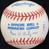 Elvin Bethea & Joe Delamielluere Dual-Signed Baseball JSA
