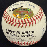 Stan Musial Signed Reggie Jackson Stat Baseball Complete Box Bag Cert