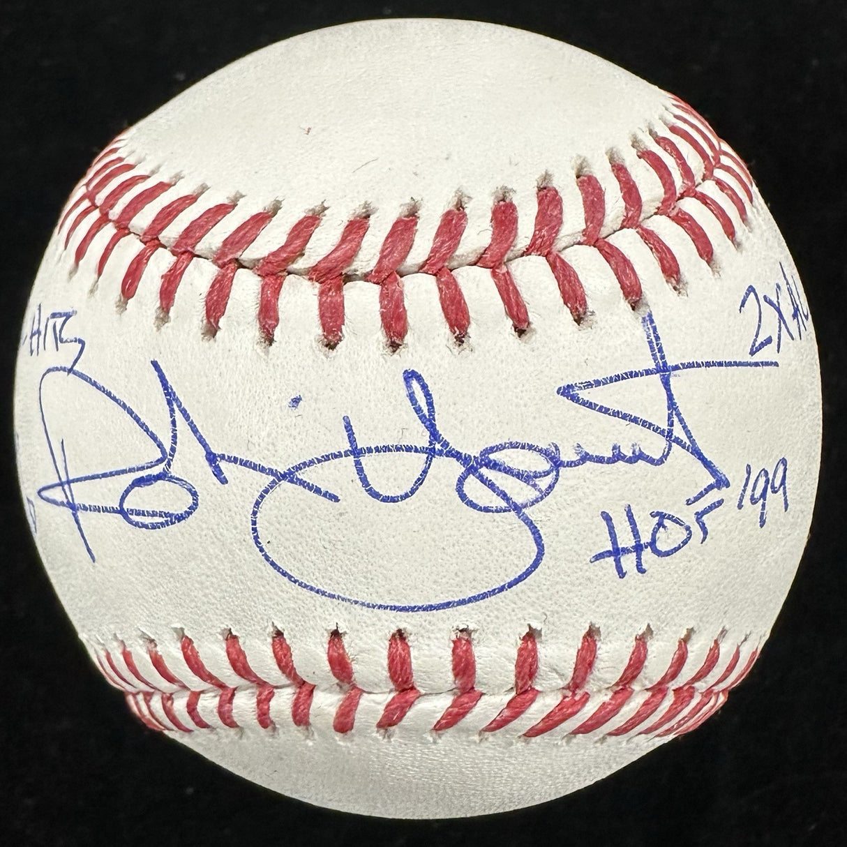 Robin Yount HOF MVP Signed Stat Baseball PSA Beckett Holograms 
