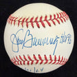 Jim Bunning HOF 96 6/21/64 Perfect Game vs Mets Signed Baseball JSA