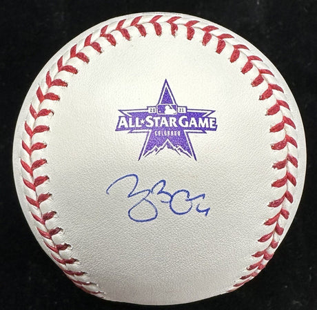 Yadier Molina Signed 2021 Last All Star Game ASG Logo Baseball MLB Holo 