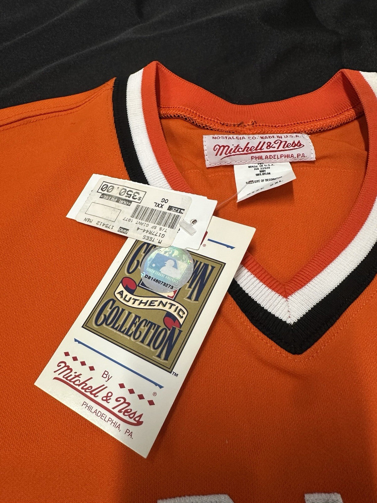 Willie McCovey Signed Authentic Giants Mitchell Ness Stat Jersey PSA LOA