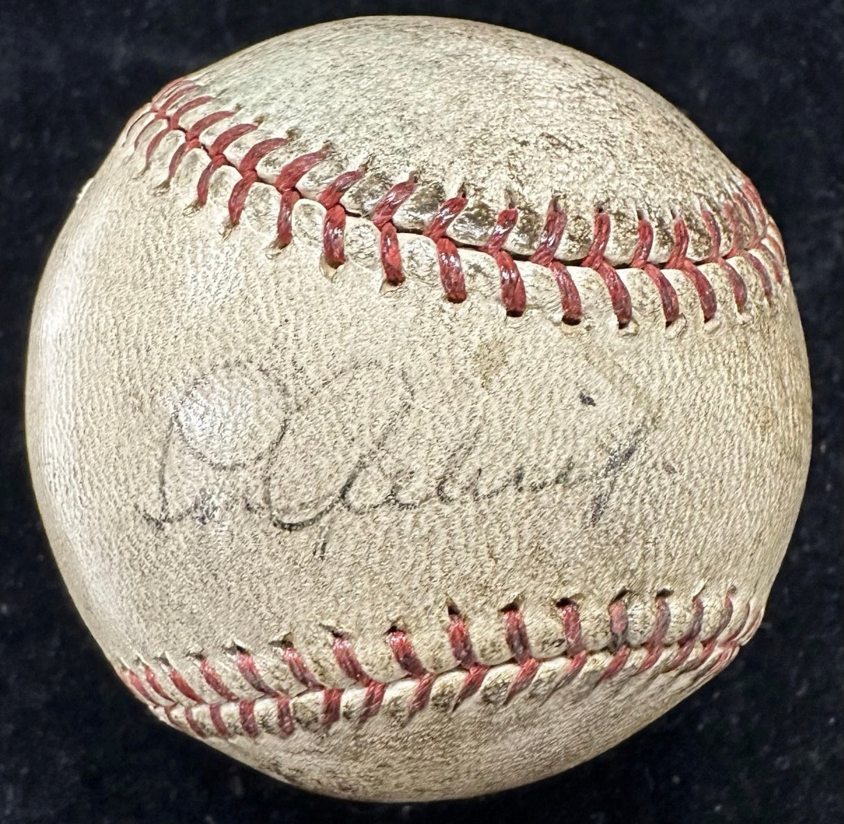 Lou Gehrig Single Signed OAL William Harridge Baseball JSA PSA Beckett LOA