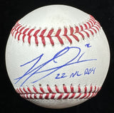 Michael Harris Jr. 22 NL ROY Signed Baseball JSA