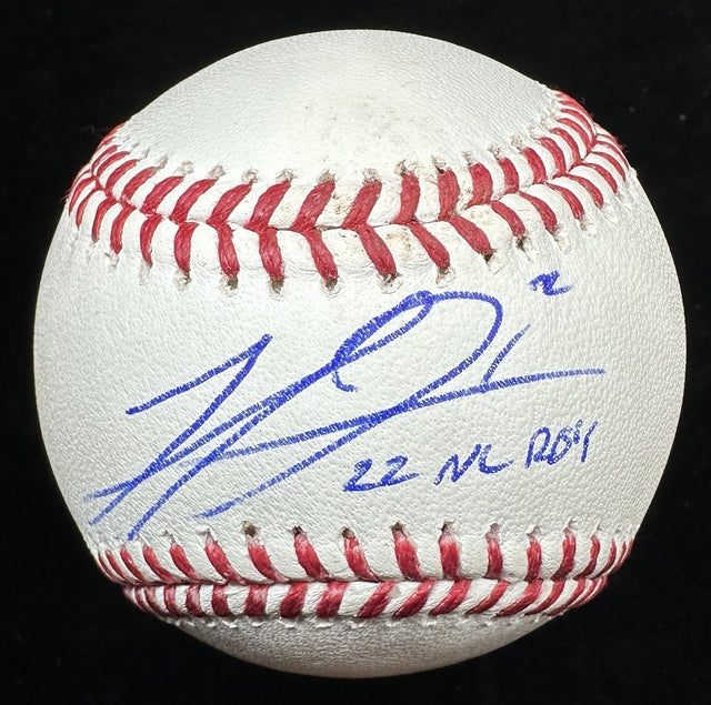 Michael Harris Jr. 22 NL ROY Signed Baseball JSA