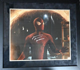 Andrew Garfield Signed Framed Spider-Man No Way Home 20x24 Photo Beckett Witness