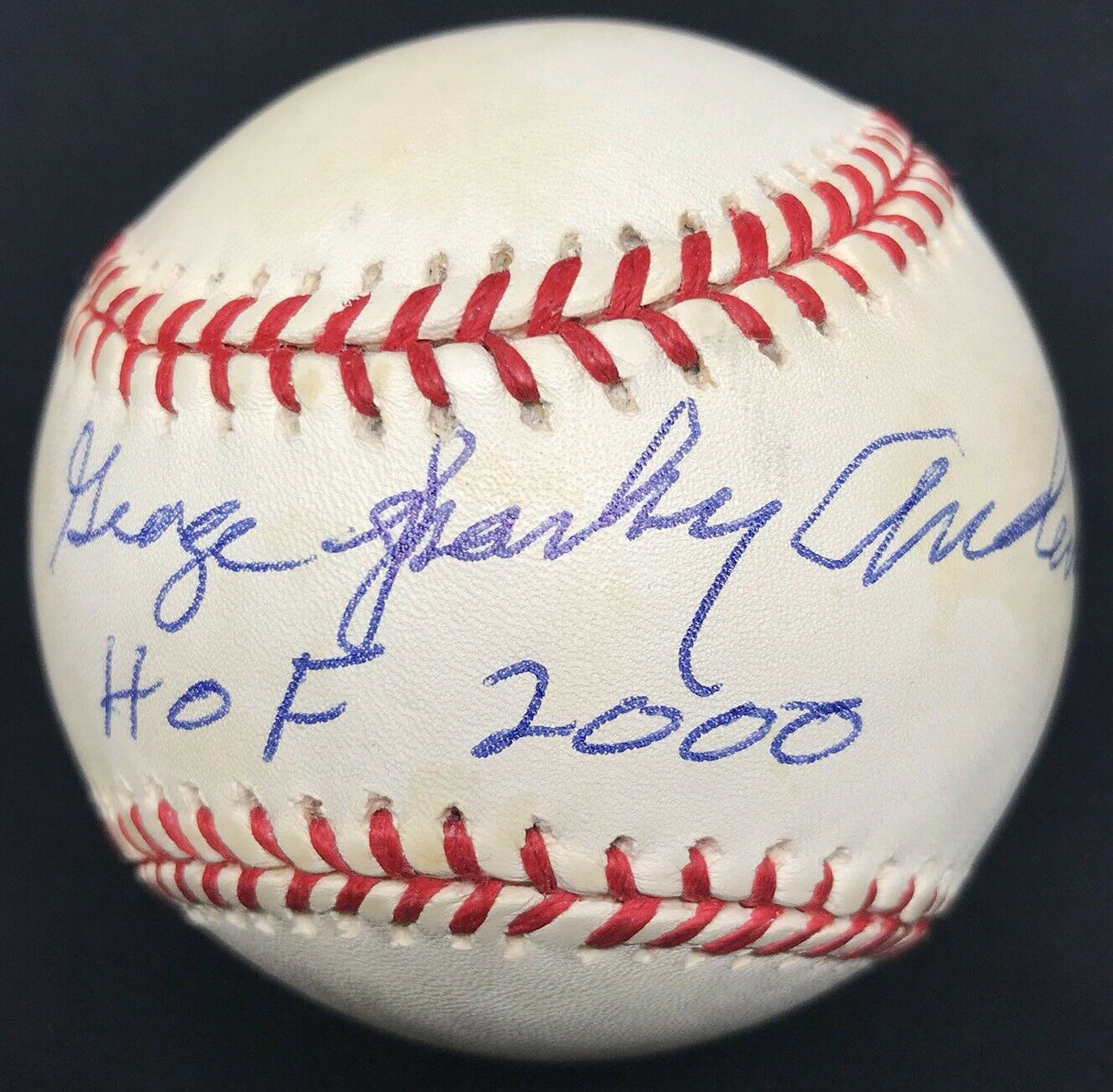 George Sparky Anderson HOF 2000 Signed Baseball JSA